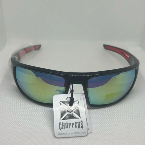 Choppers Biker Mirrored Sunglasses - Picture 3 of 3